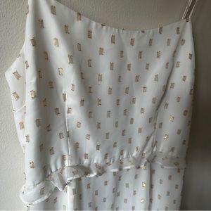 COOPER ST | White Gold Dress | Bridal Summer Event Size 8 Measurements ⬇️ NWOT